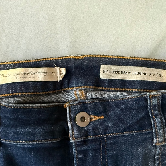 Pilcro by Anthropologie High Rise Denim Leggings - Picture 7 of 9